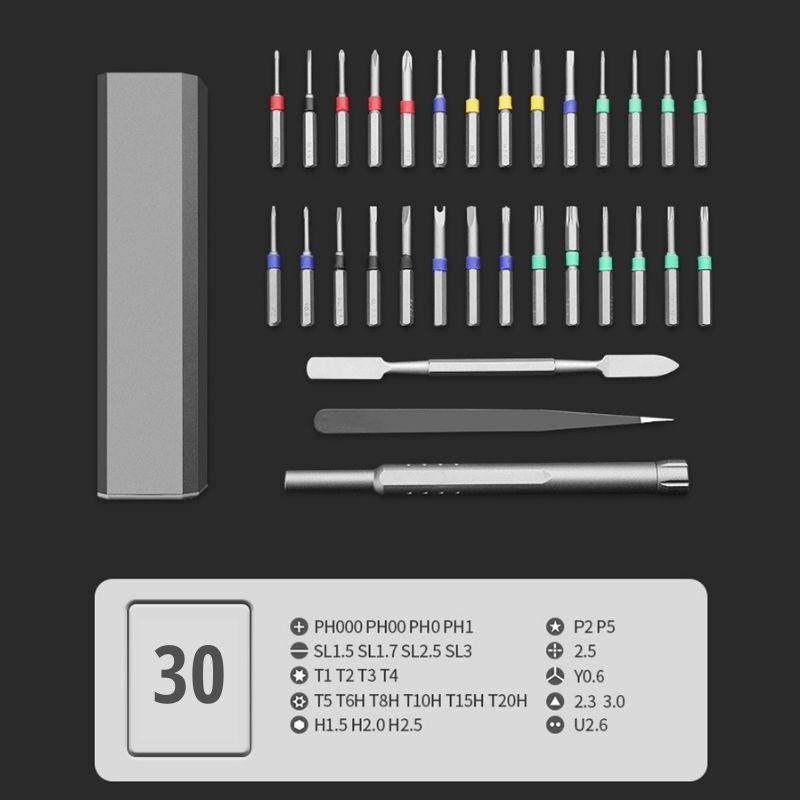 Kit de Chaves Magnéticas Multifunções 30 peças 1 - IndustrialTools® 
