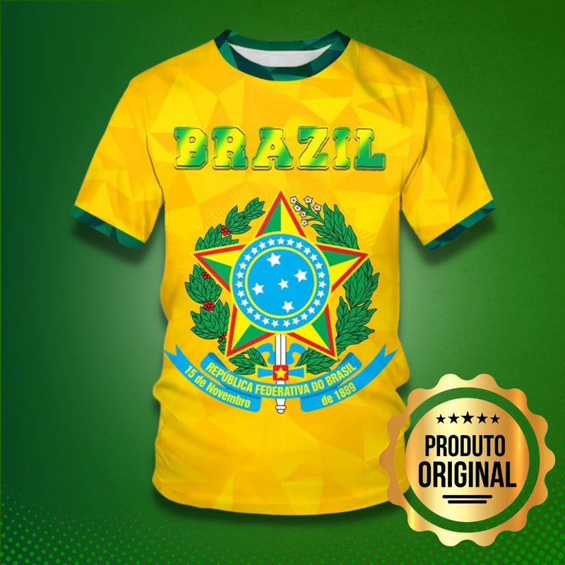 Camisetas Brasil Patriota 2022 - Compre 1 e Leve 2 - Burn Ofertas