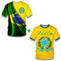 Camisetas Brasil Patriota 2022 - Compre 1 e Leve 2 Bandeira + Gold PP - Burn Ofertas