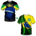 Camisetas Brasil Patriota 2022 - Compre 1 e Leve 2 Preta + Bandeira PP - Burn Ofertas