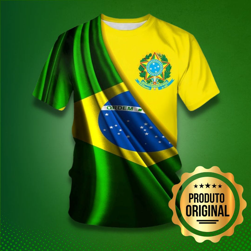 Compre 1 e Leve 2 - Camisetas Brasil Modelo 2022 Original - Burn Ofertas