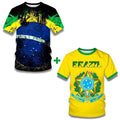 Compre 1 e Leve 2 - Camisetas Brasil Modelo 2022 Original Preta + Amarela PP - Burn Ofertas